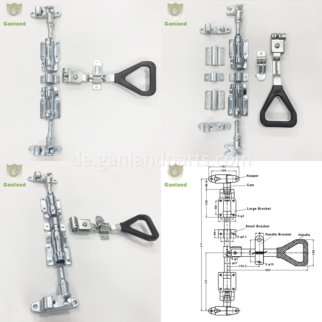 Truck Rear Door Rod Lock